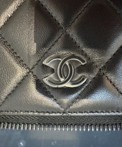 Alternative view of Chanel Top Handle So Black Small Vanity Lambskin